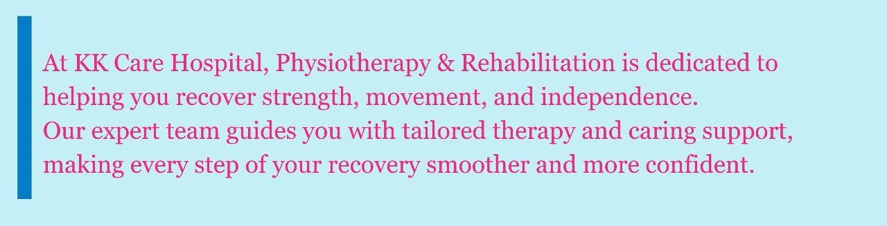Banner of physiotherapy