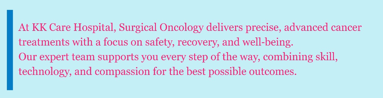 oncology banner at KK Care Hospital