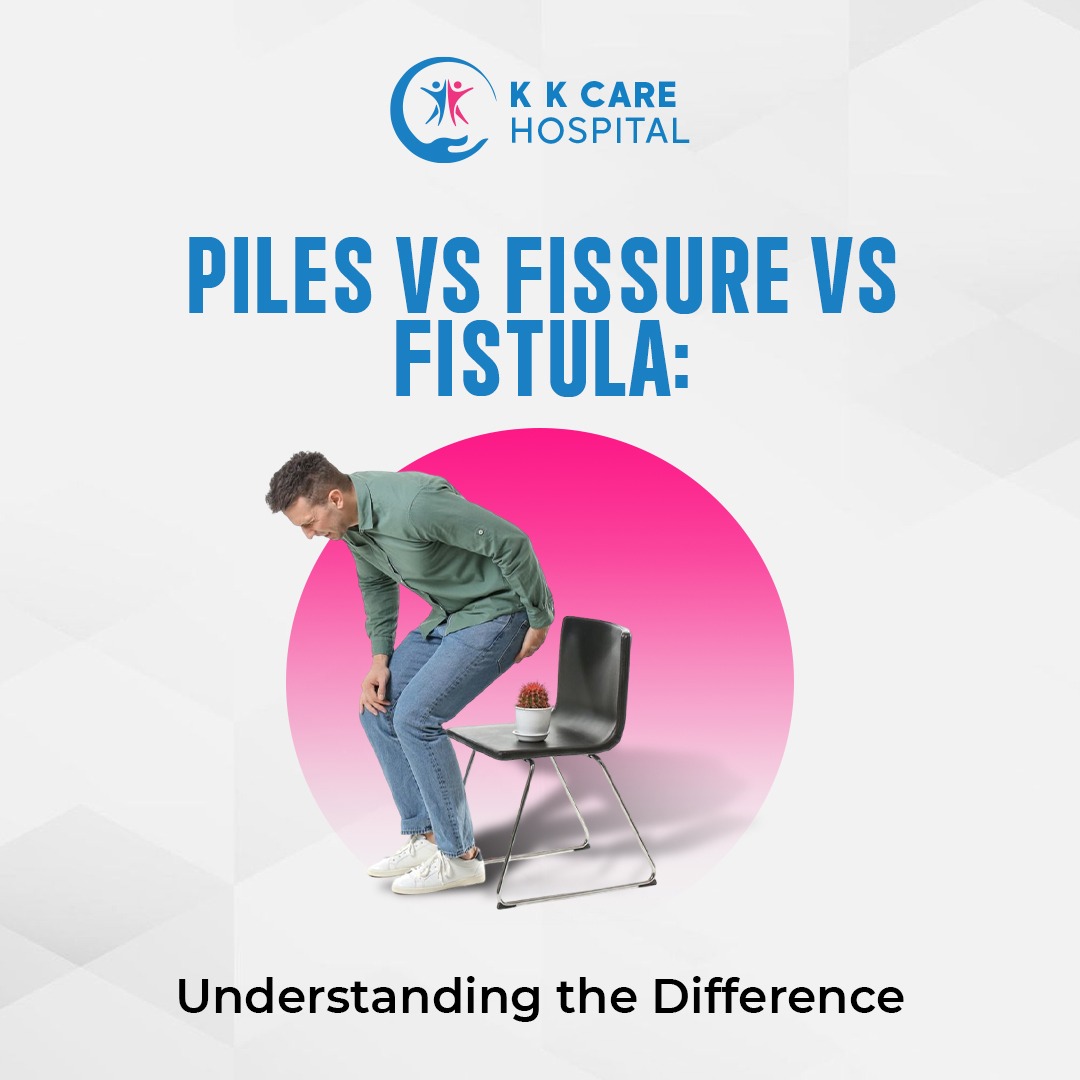 Difference between piles,fissure and fistula