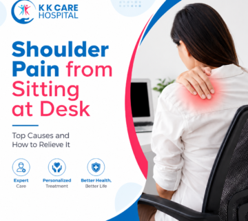 Shoulder pain from sitting at desk